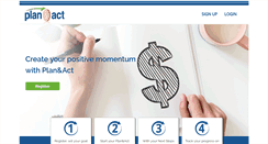 Desktop Screenshot of planandact.com