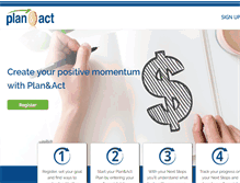 Tablet Screenshot of planandact.com